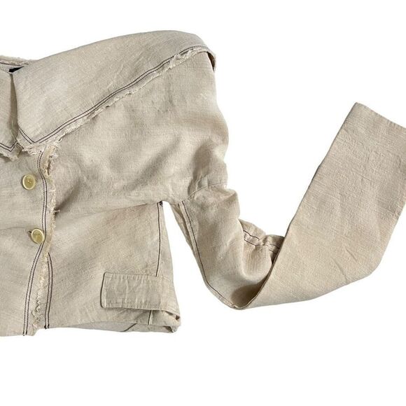 JACQUEMUS La Veste Camargue‎ in Light Beige - Picture 4 of 15